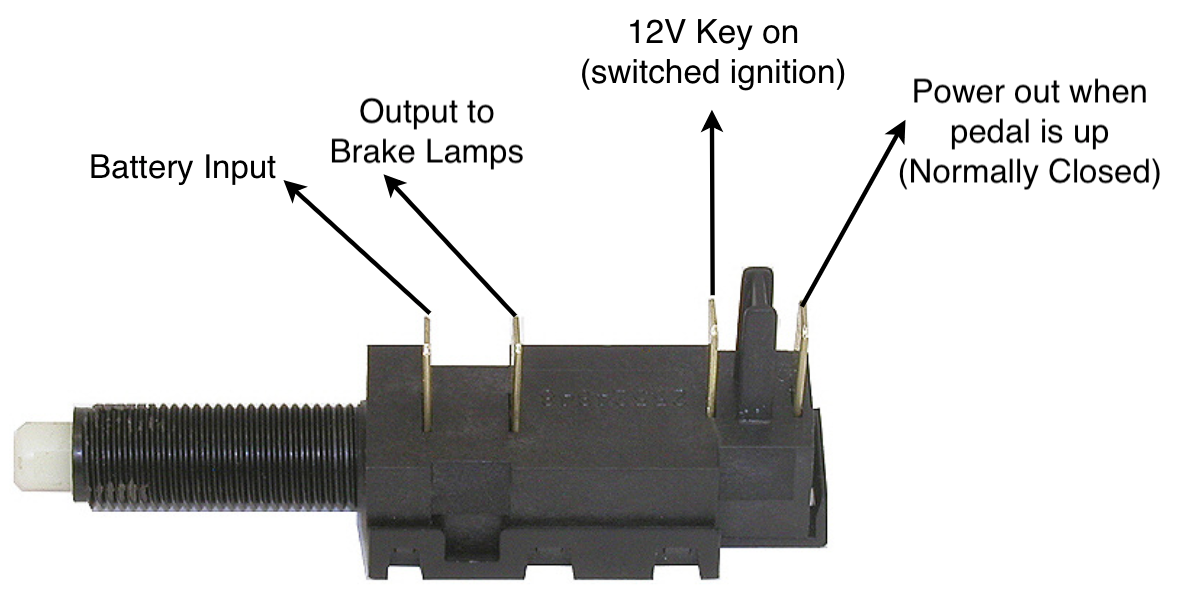 Air Brake Service Circuit Stop Light Switch